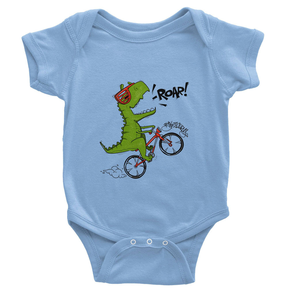 Organic cotton baby bodysuit/Dino-Roar - Classic