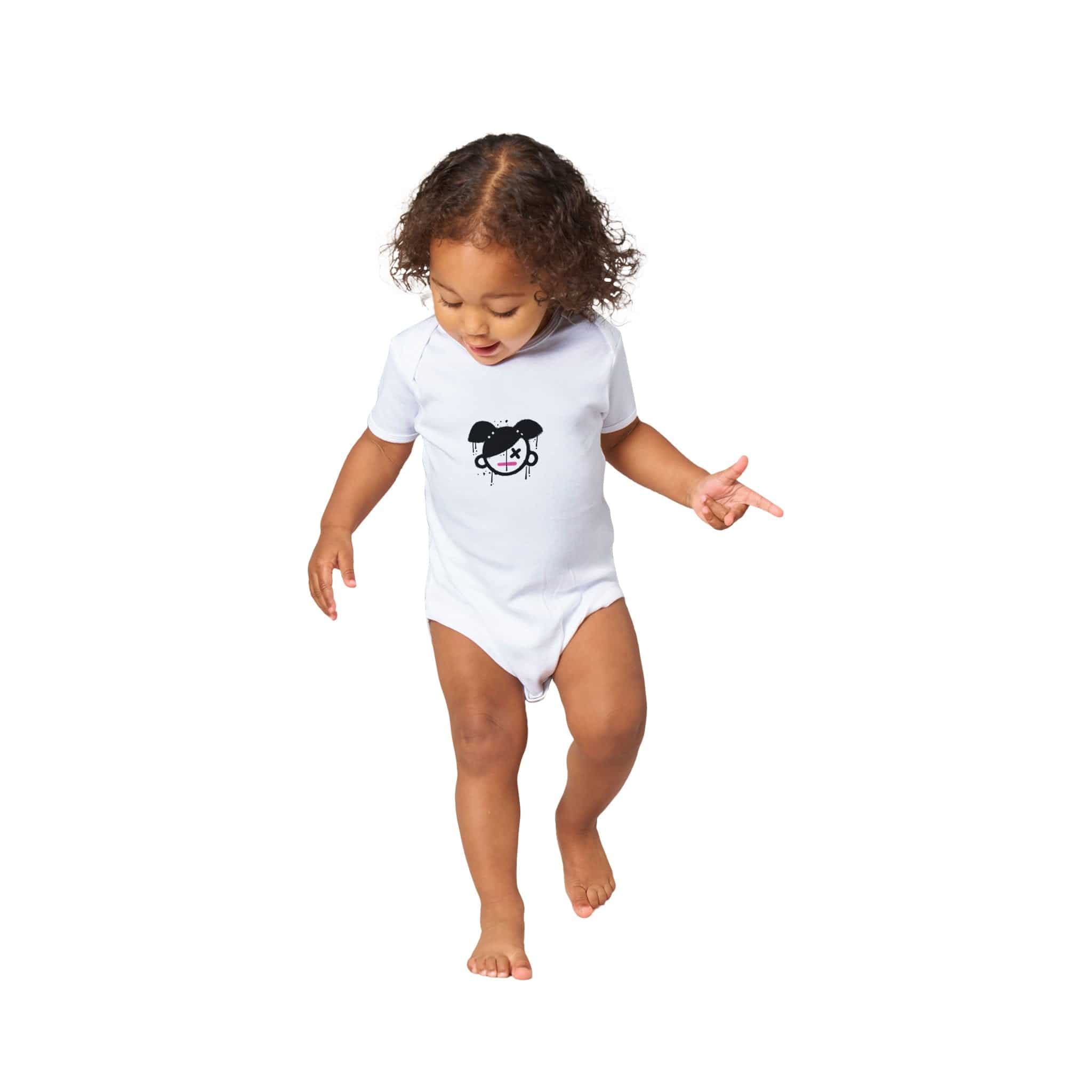 Organic cotton baby bodysuit/Girly - Classic