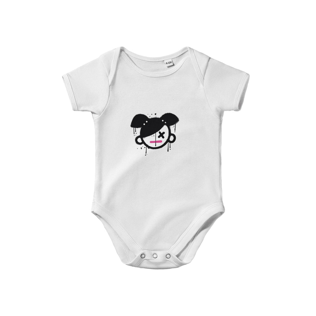 Organic cotton baby bodysuit/Girly - Classic
