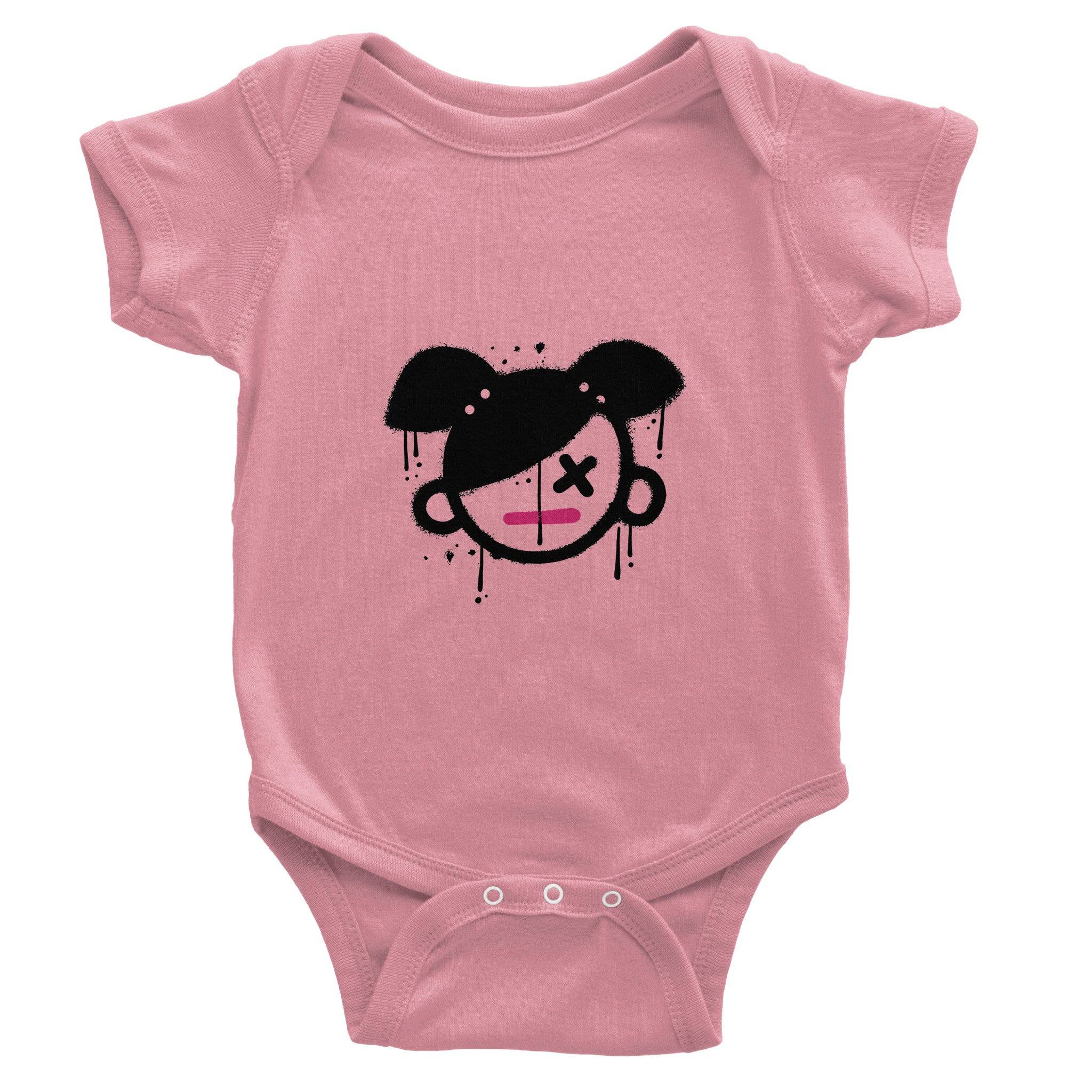Organic cotton baby bodysuit/Girly - Classic