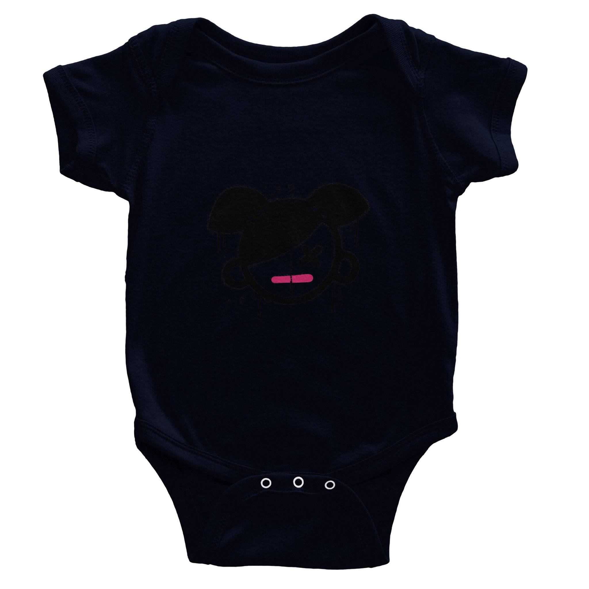 Organic cotton baby bodysuit/Girly - Classic