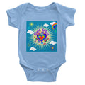 Organic cotton baby bodysuit/Good-Vibes-Only - Classic