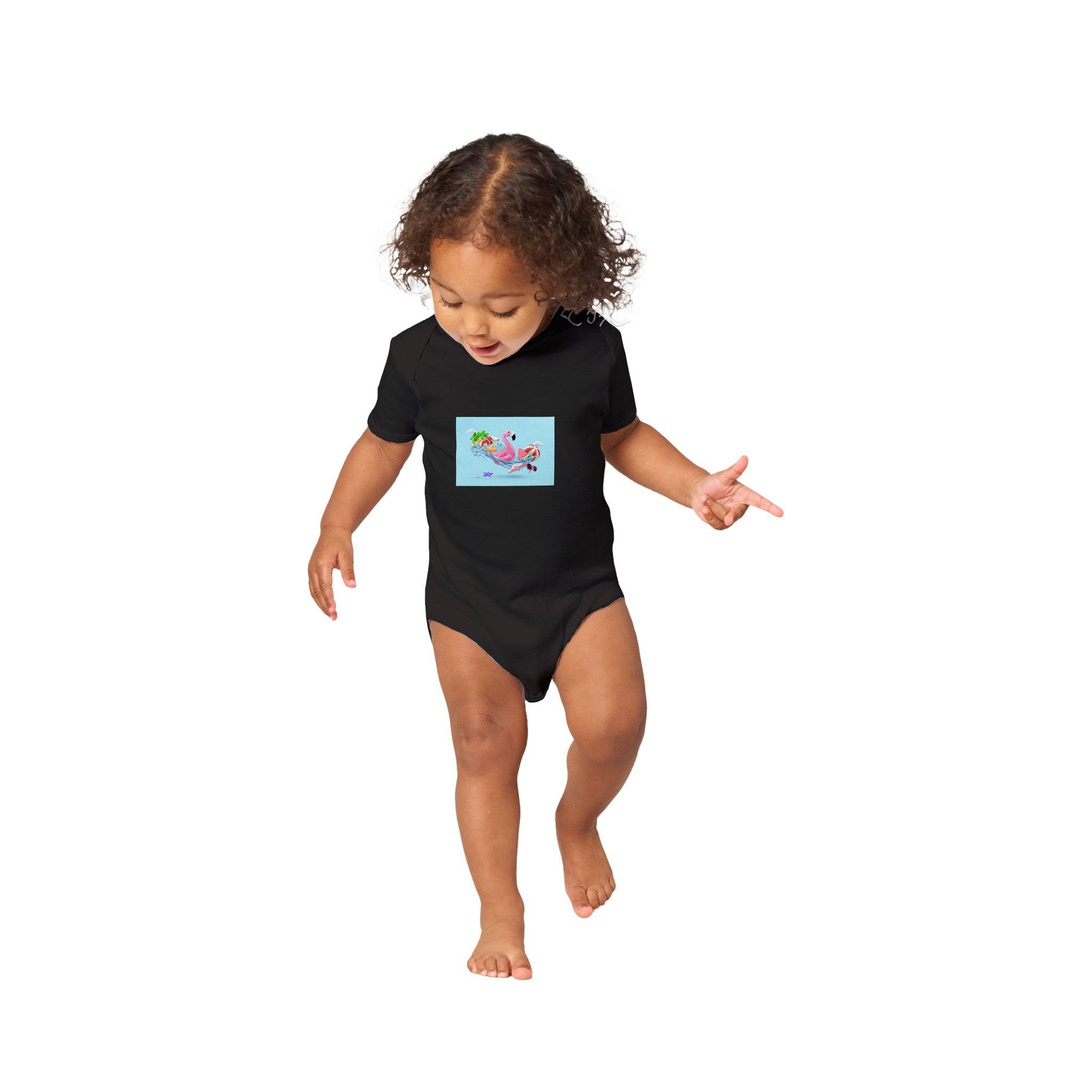 Organic cotton baby bodysuit/Summer-Tools - Classic