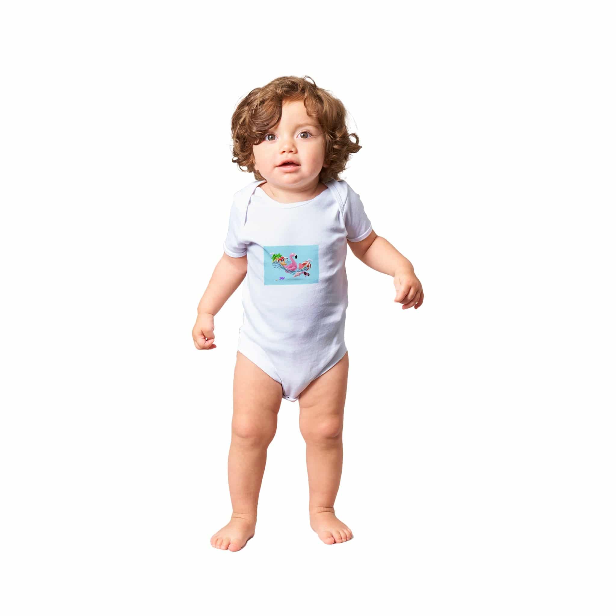 Organic cotton baby bodysuit/Summer-Tools - Classic