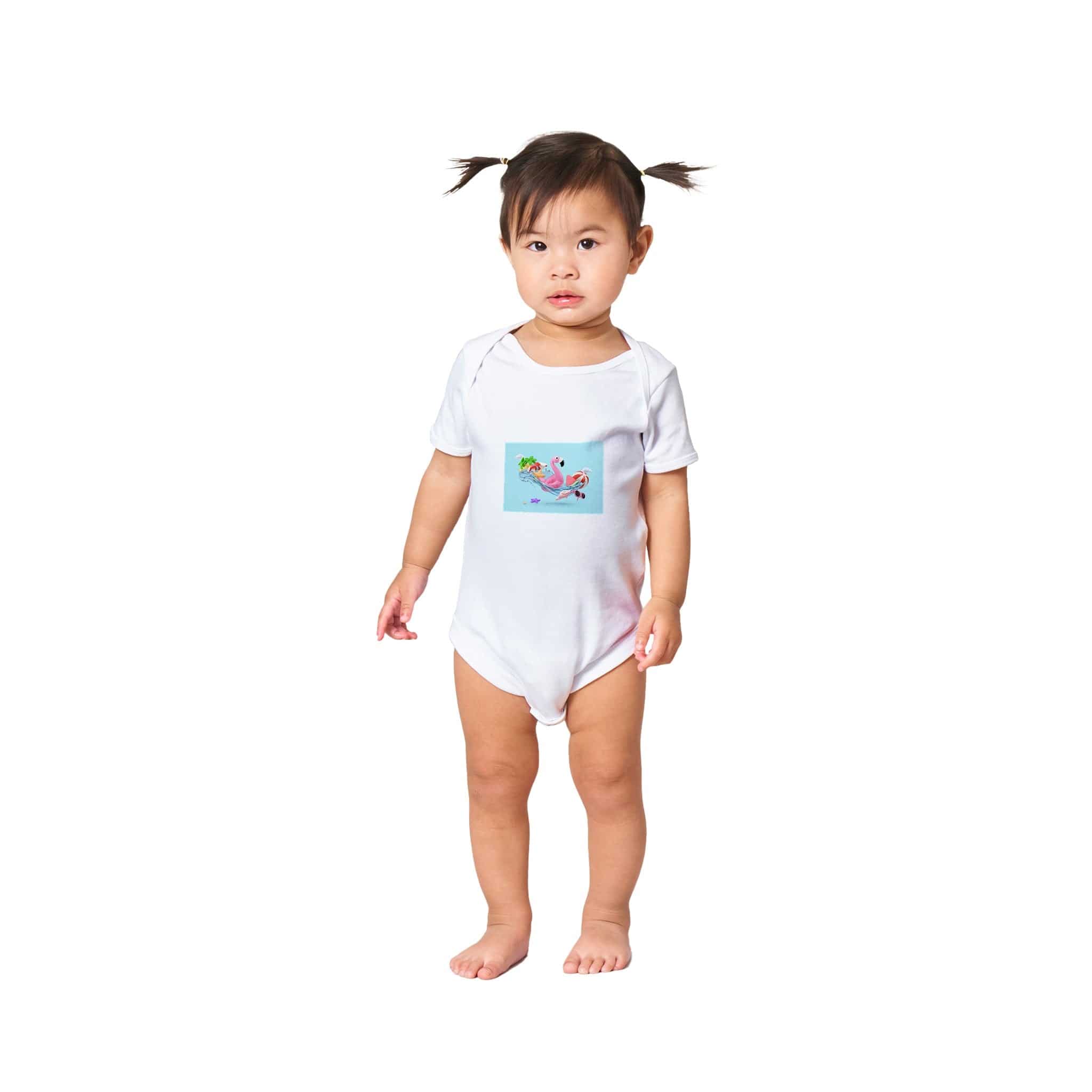 Organic cotton baby bodysuit/Summer-Tools - Classic