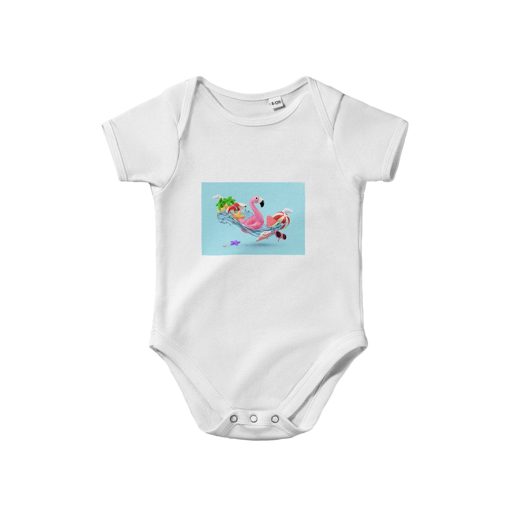 Organic cotton baby bodysuit/Summer-Tools - Classic