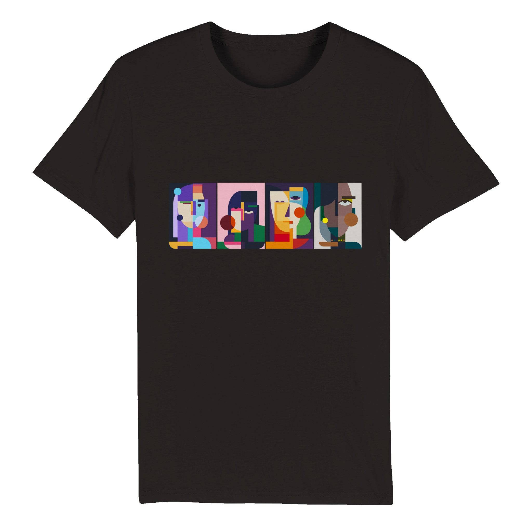 100% Organic Unisex T-shirt/Abstract-Art