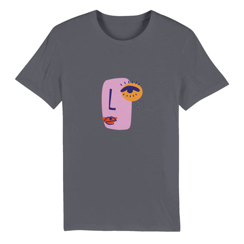 100% Organic Unisex T-shirt/Abstract-Face