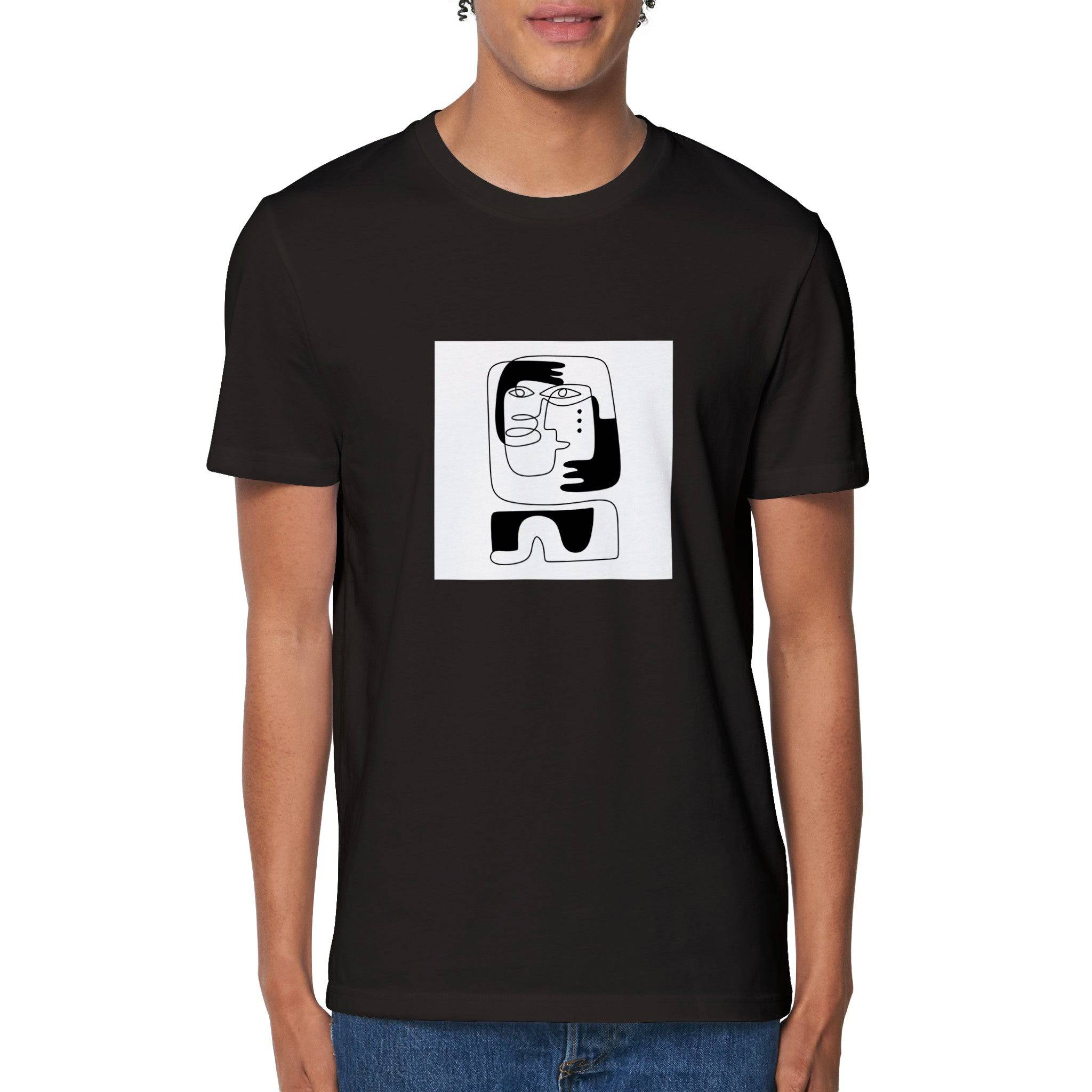 100% Organic Unisex T-shirt/Abstract-Love