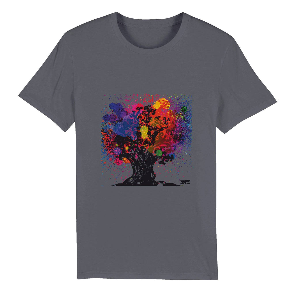 100% Organic Unisex T-shirt/Abstract-Tree