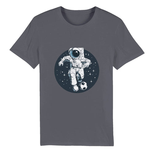 100% Organic Unisex T-shirt/Astronaut-Football