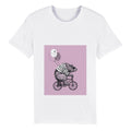 100% Organic Unisex T-shirt/Bear-Baloon-Cycling