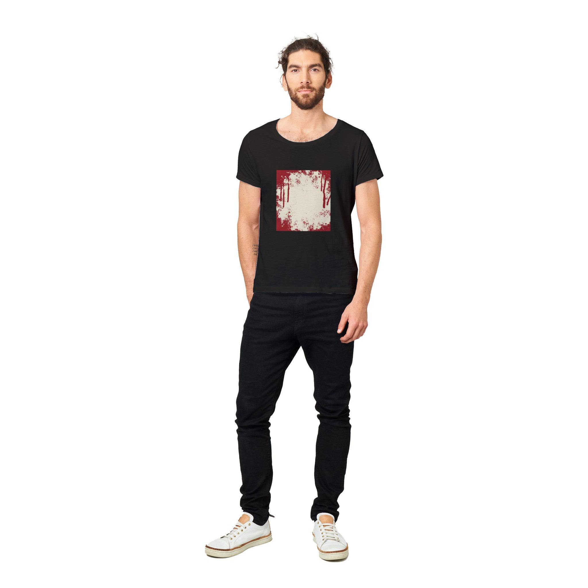100% Organic Unisex T-shirt/Blood-Pattern