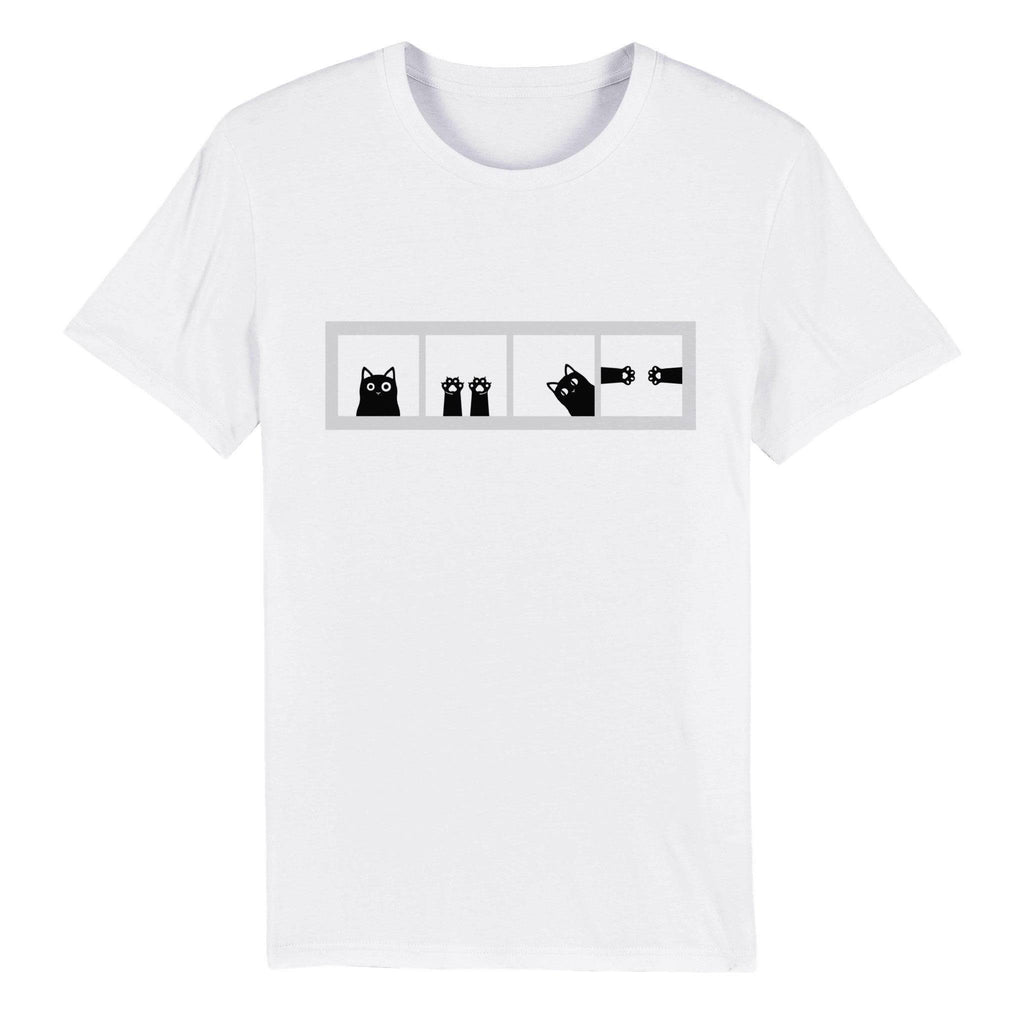 100% Organic Unisex T-shirt/Cat-Windows