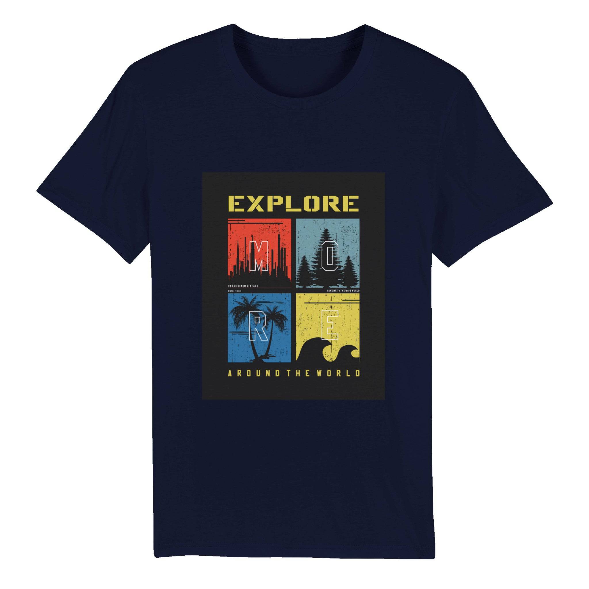 100% Organic Unisex T-shirt/Explore-More