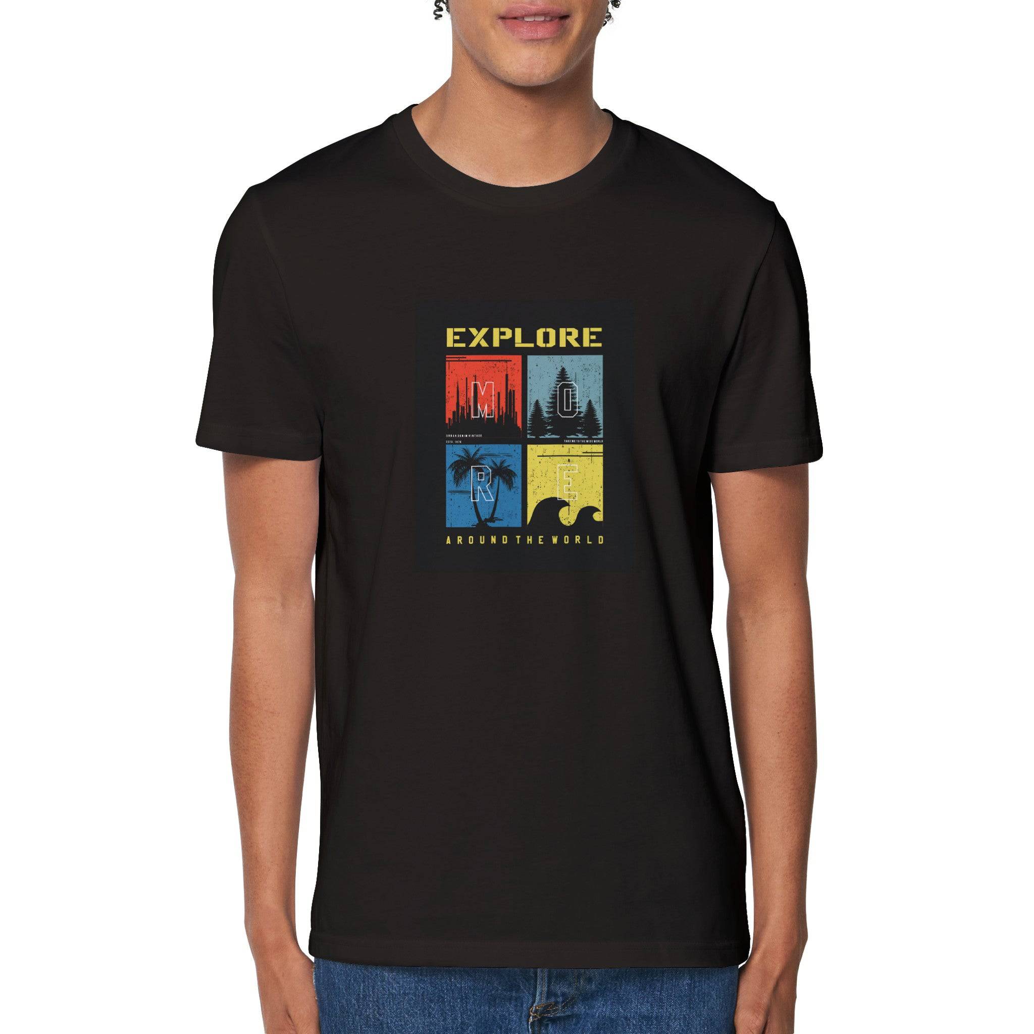 100% Organic Unisex T-shirt/Explore-More