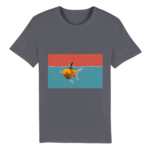 100% Organic Unisex T-shirt/Fish-Shark