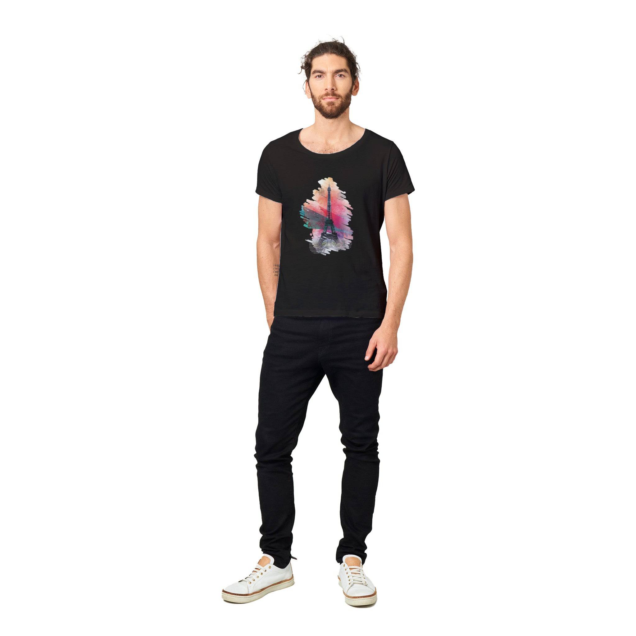 100% Organic Unisex T-shirt/France-Paris
