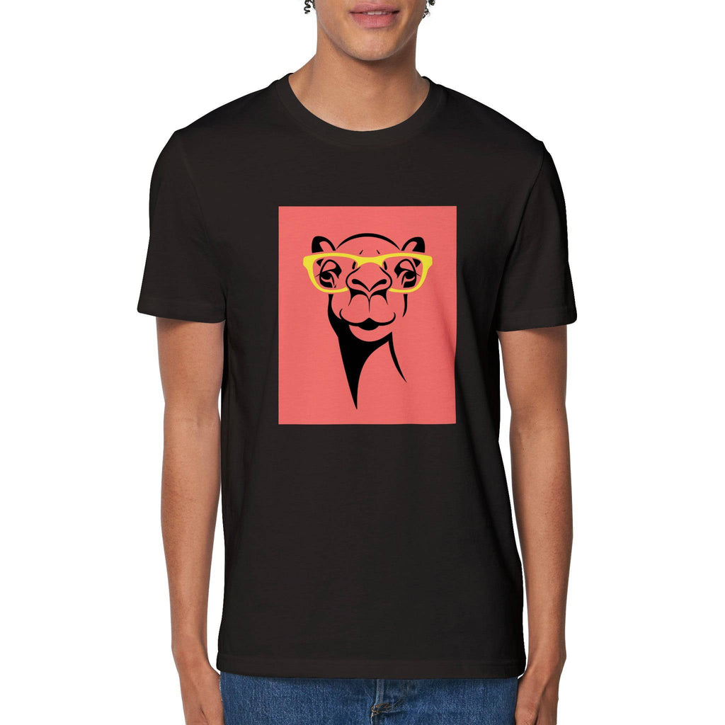 100% Organic Unisex T-shirt/Giraffe-Glasses