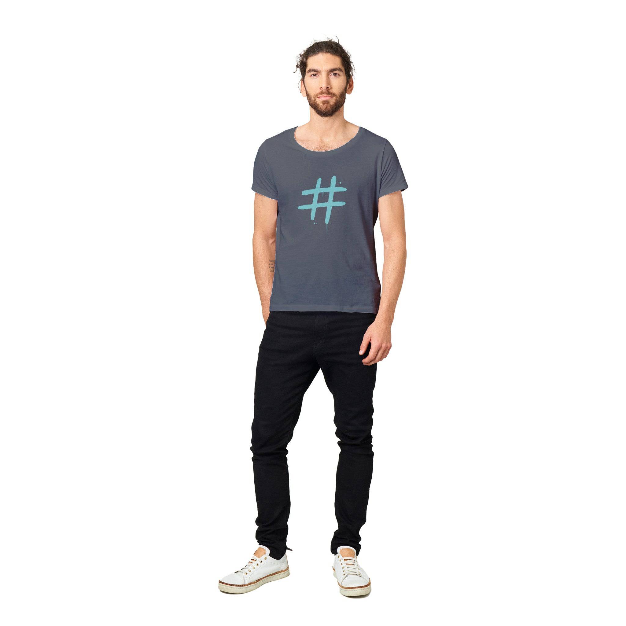 100% Organic Unisex T-shirt/Hashtag