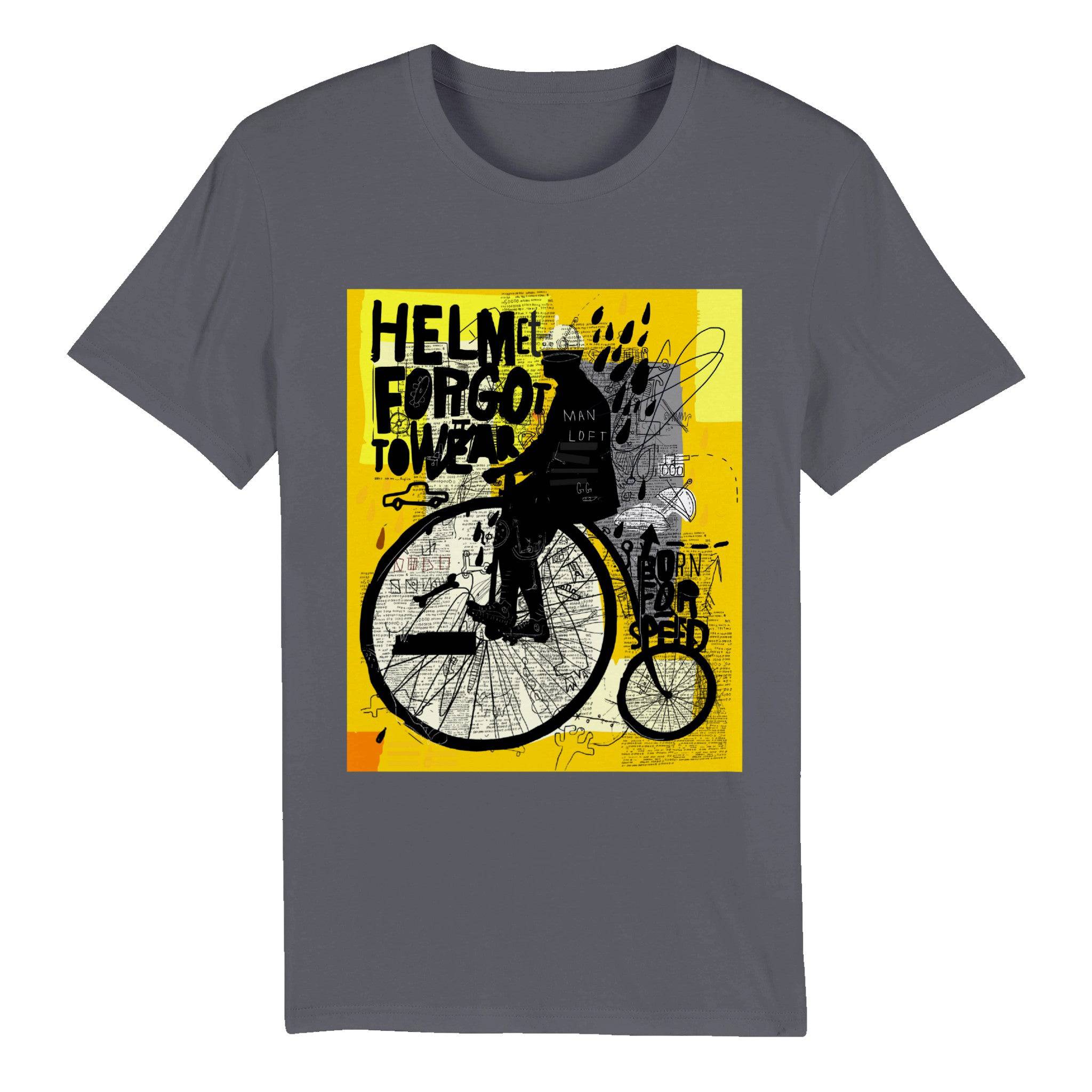 100% Organic Unisex T-shirt/Helmet-Forgot-To-Wear