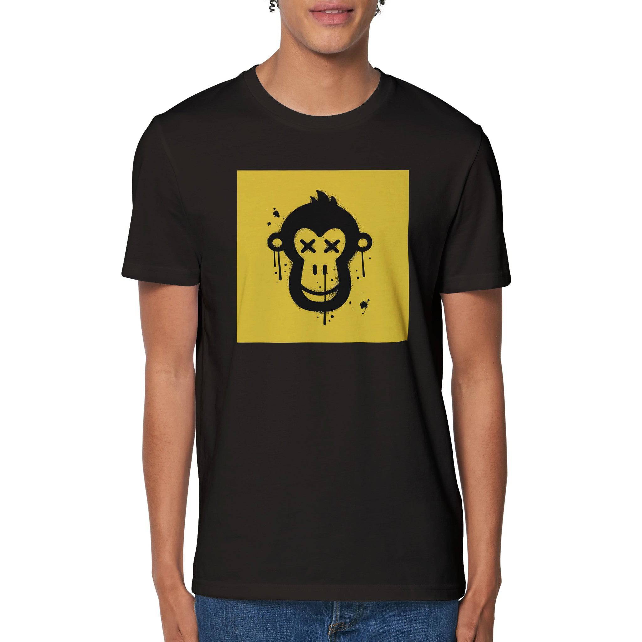100% Organic Unisex T-shirt/Monkey-X