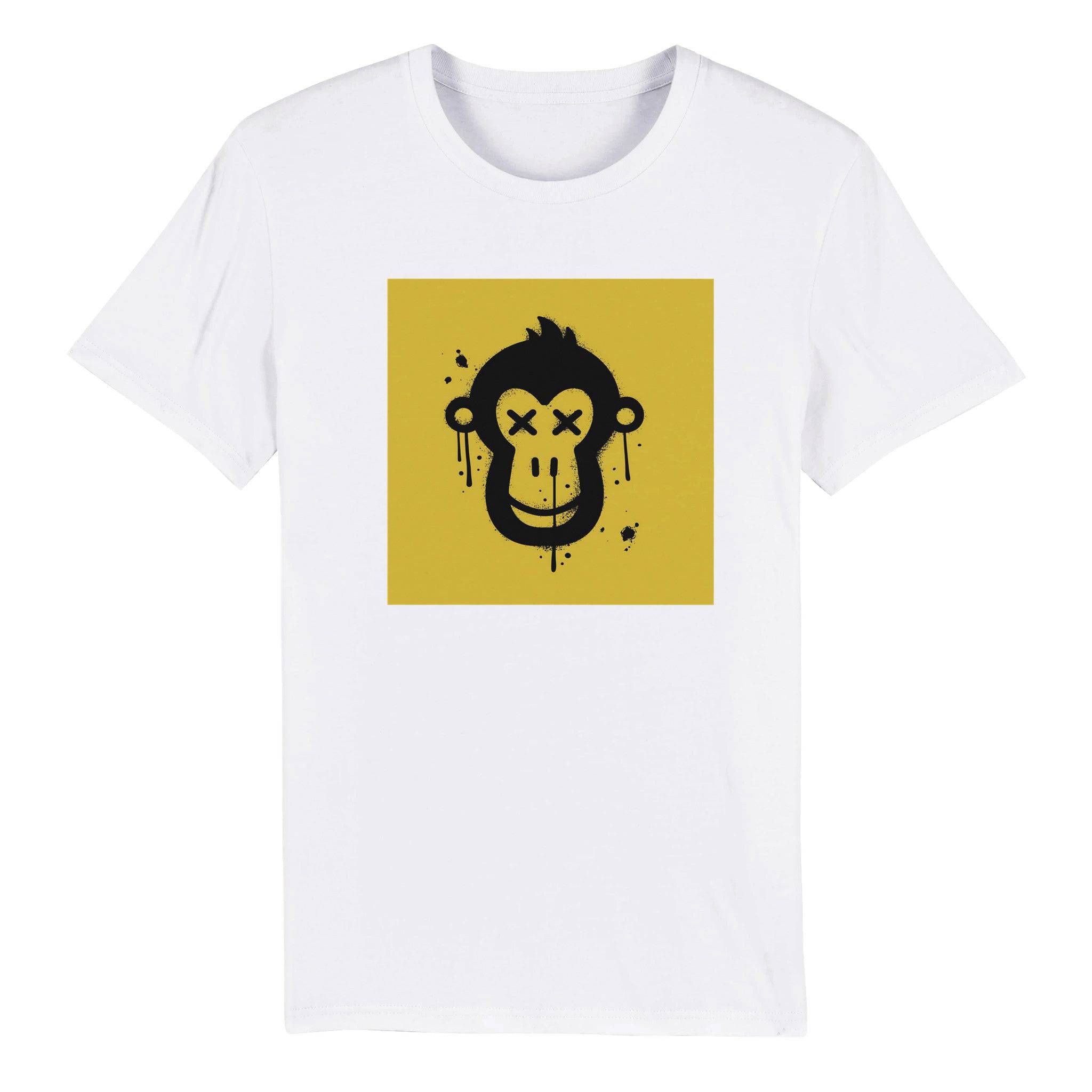 100% Organic Unisex T-shirt/Monkey-X