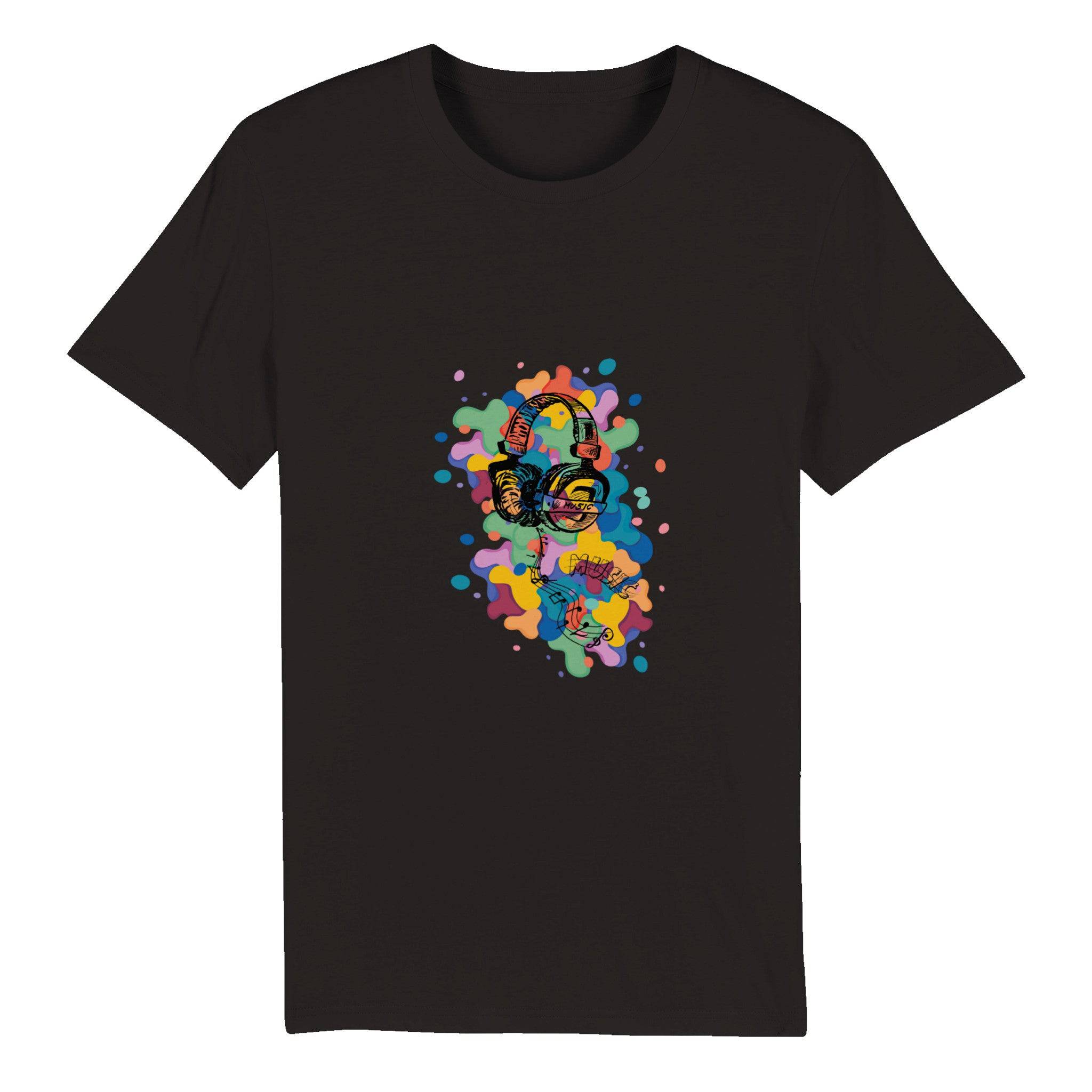 100% Organic Unisex T-shirt/Music-Color