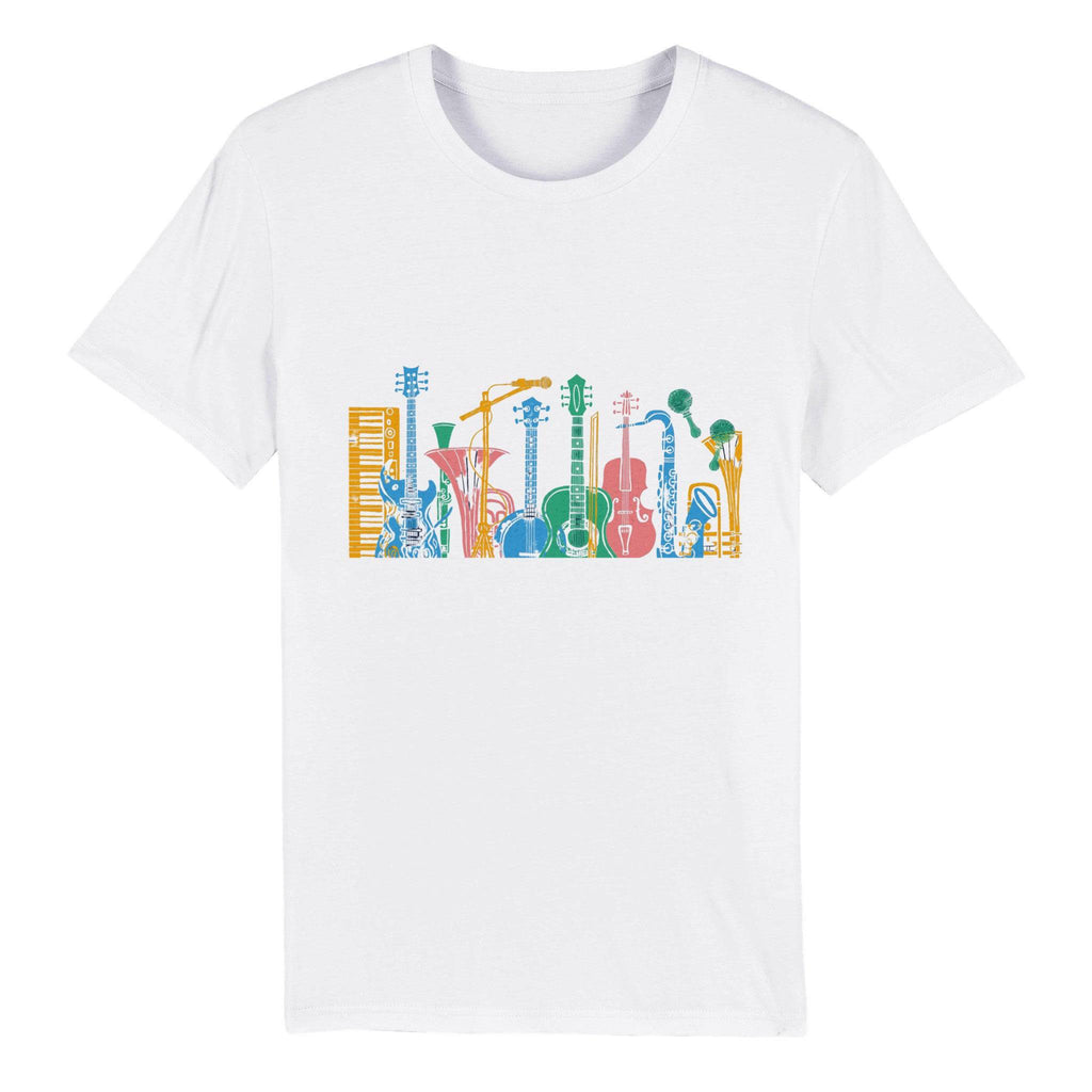 100% Organic Unisex T-shirt/Music-Instruments