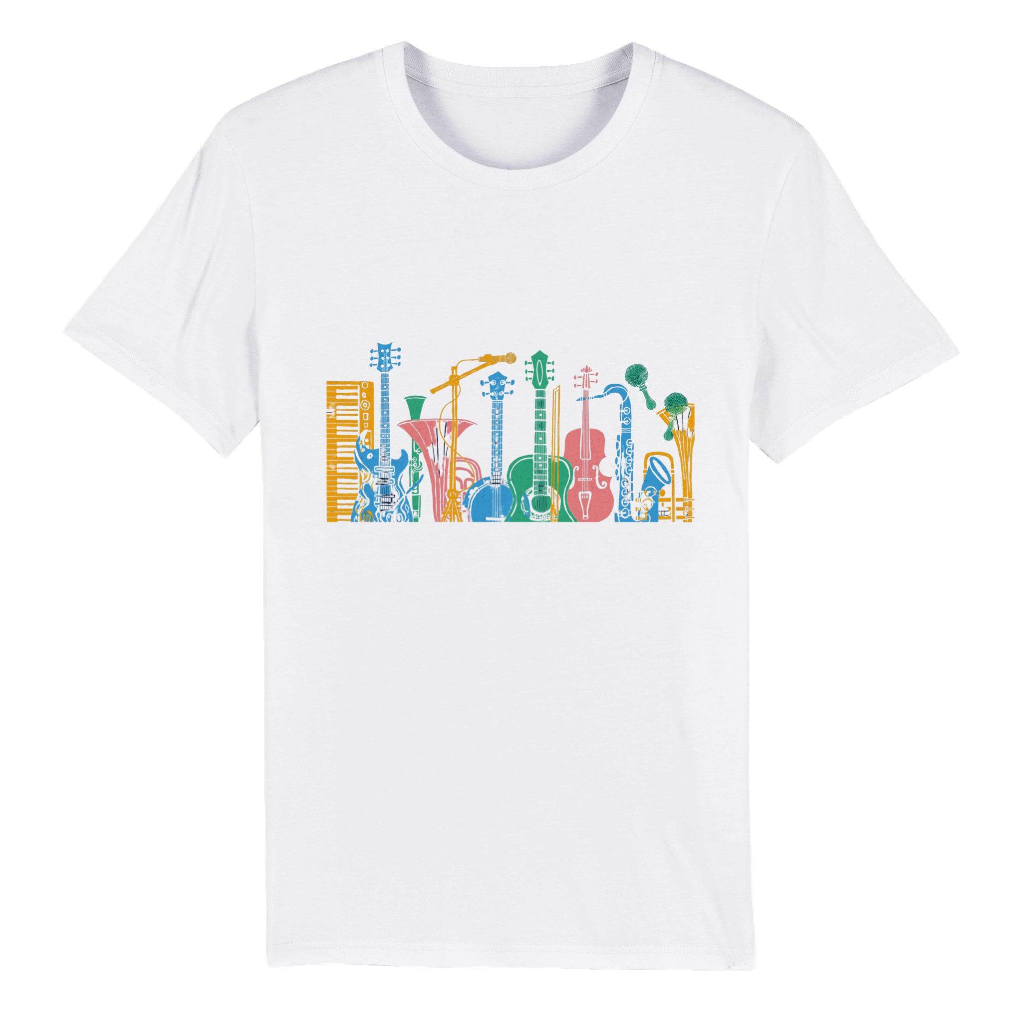 100% Organic Unisex T-shirt/Music-Instruments