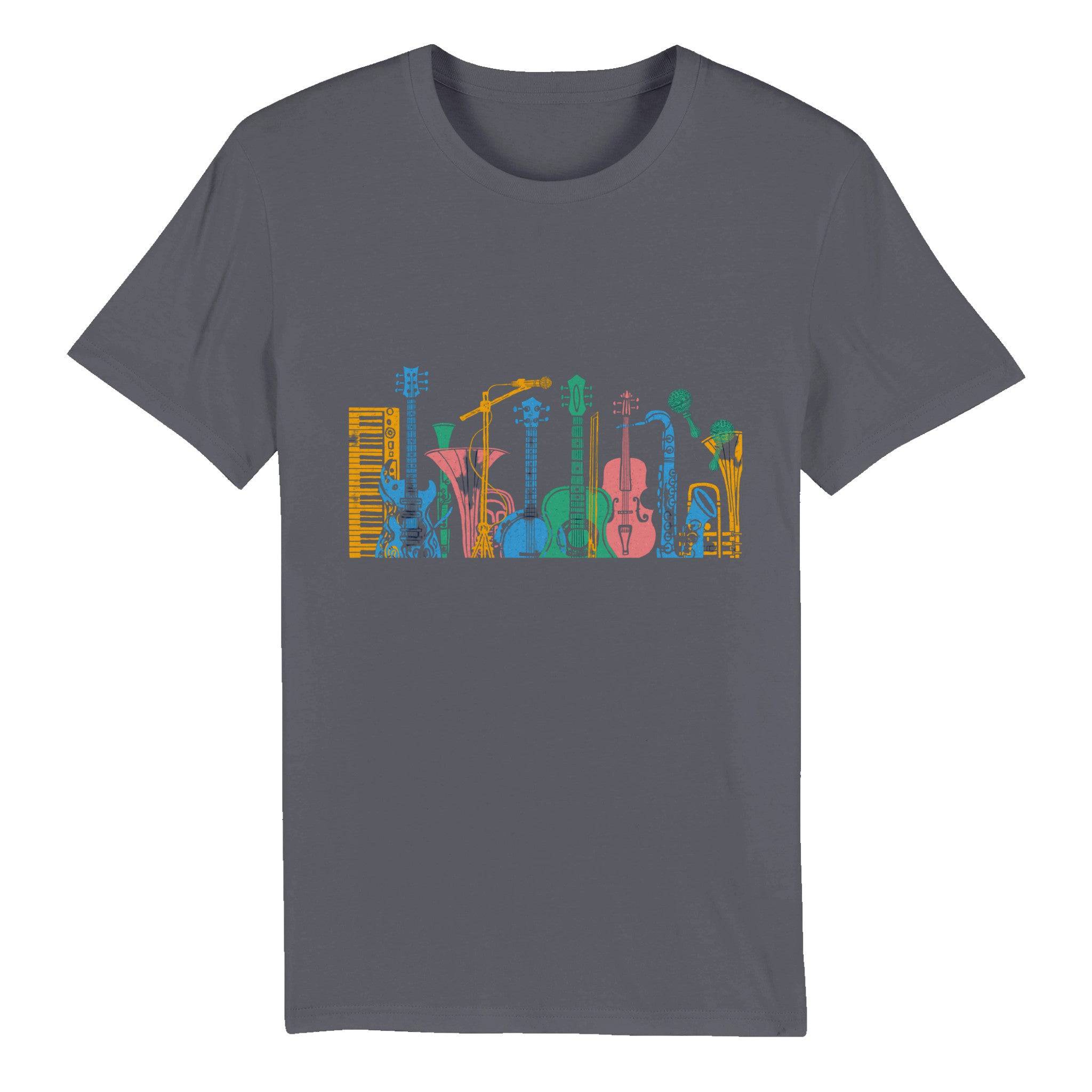 100% Organic Unisex T-shirt/Music-Instruments