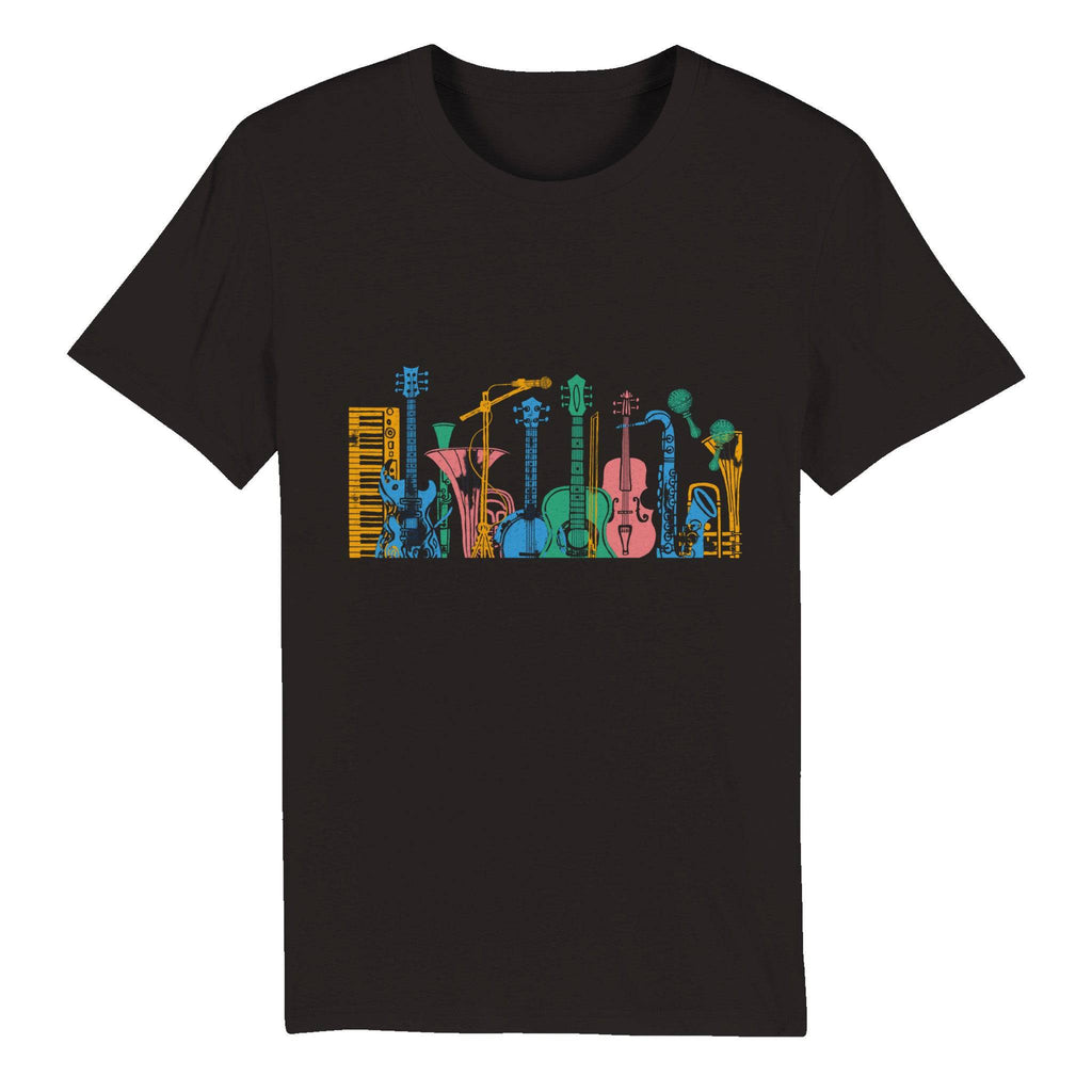 100% Organic Unisex T-shirt/Music-Instruments
