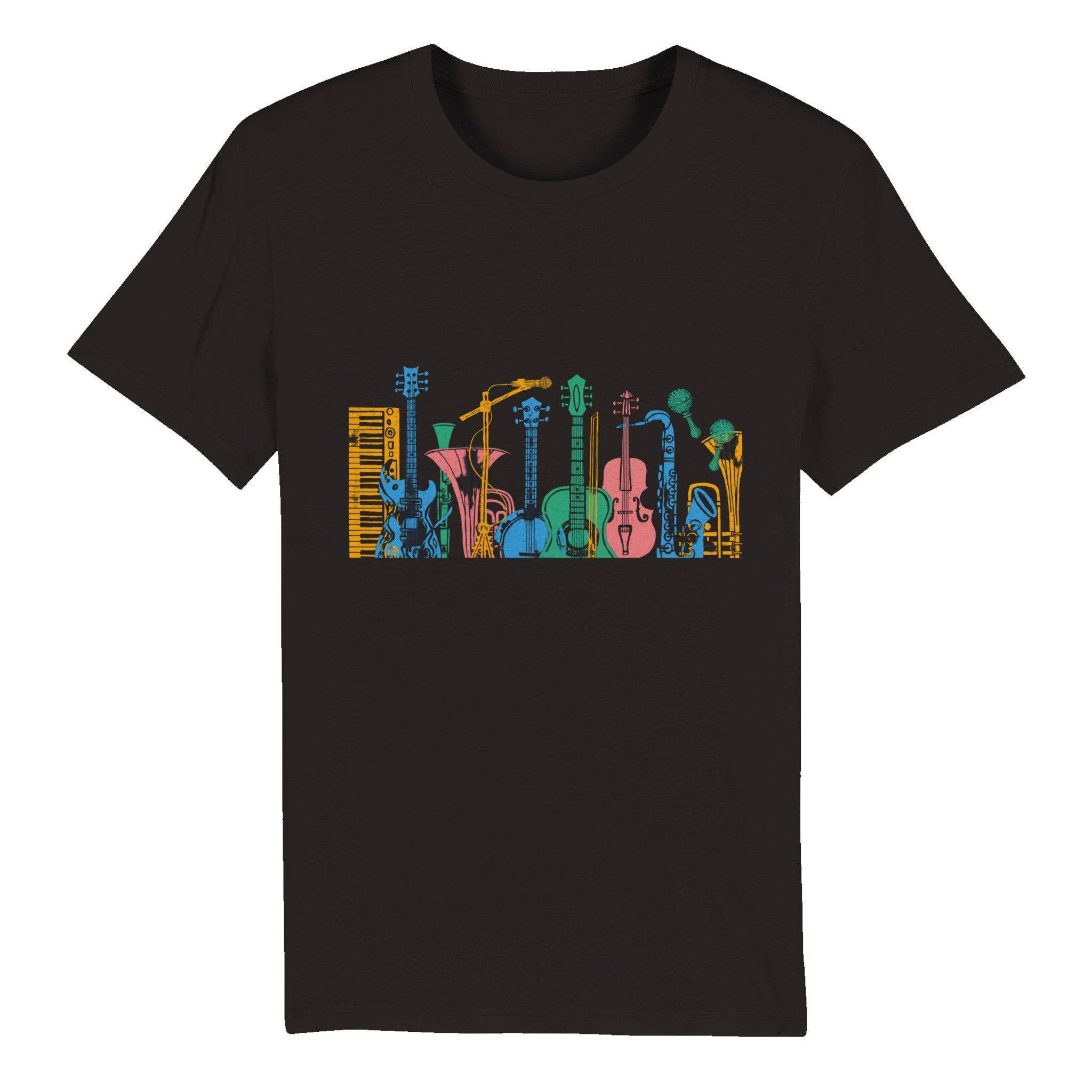100% Organic Unisex T-shirt/Music-Instruments