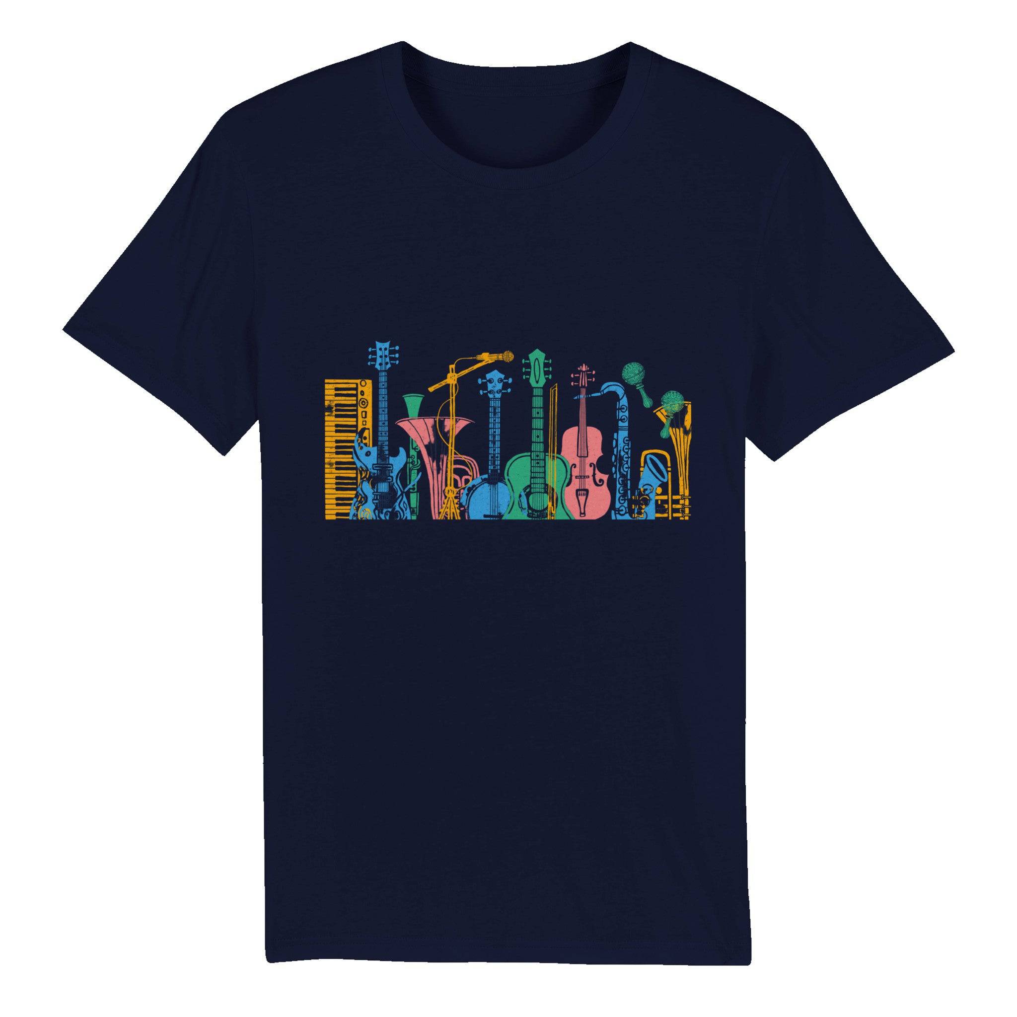 100% Organic Unisex T-shirt/Music-Instruments