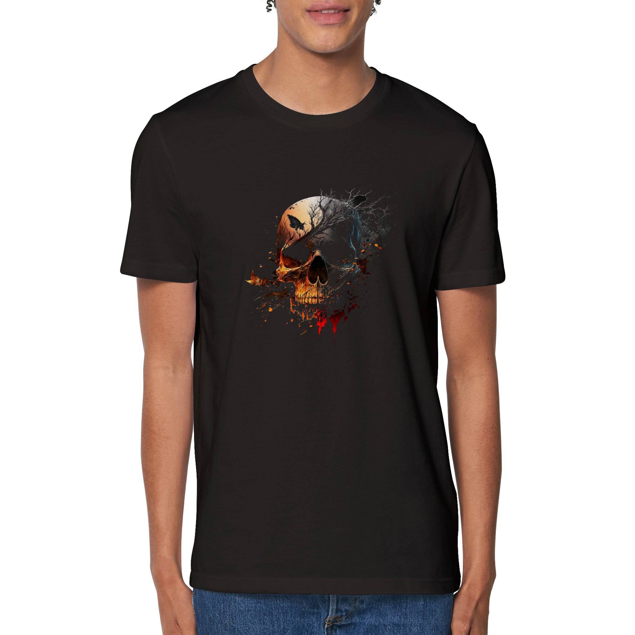 100% Organic Unisex T-shirt/Skull