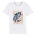 100% Organic Unisex T-shirt/World-Peace