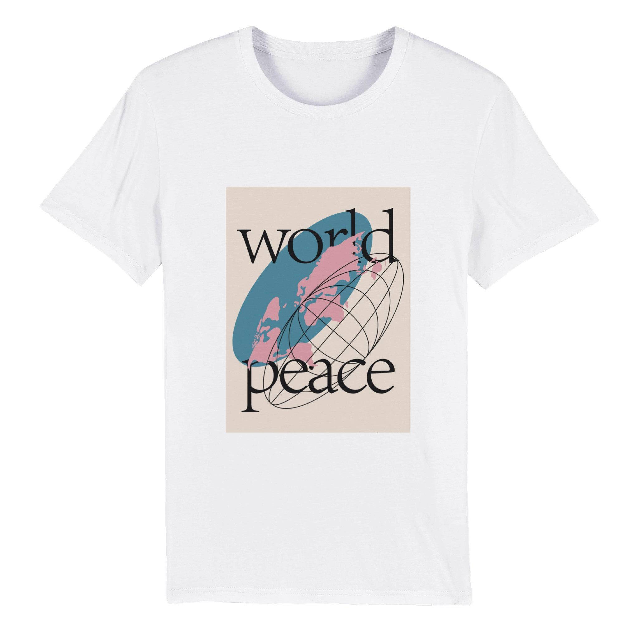 100% Organic Unisex T-shirt/World-Peace