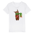 Organic Kids Crewneck T-shirt/Artistic-Animals