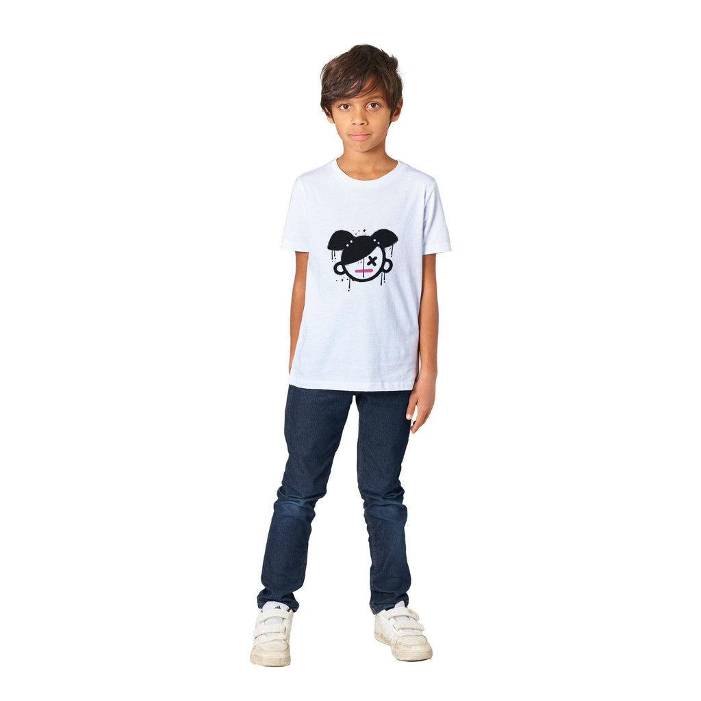 Organic Kids Crewneck T-shirt/Girly