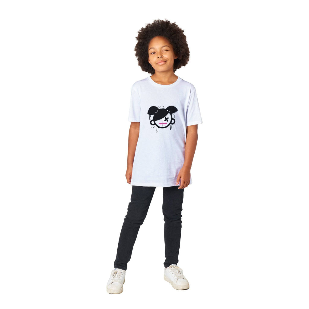 Organic Kids Crewneck T-shirt/Girly