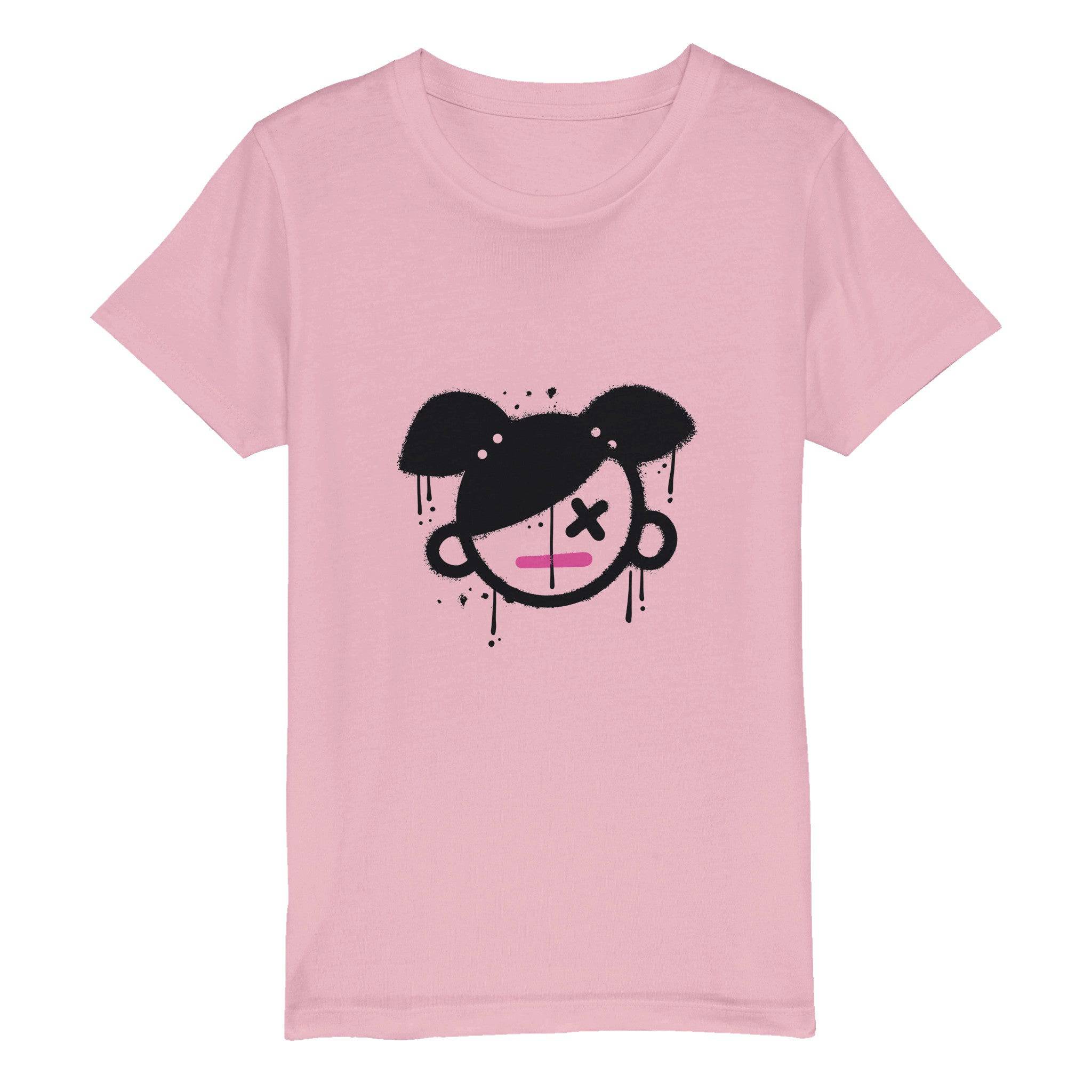 Organic Kids Crewneck T-shirt/Girly