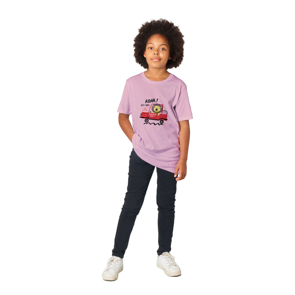 Organic Kids Crewneck T-shirt/Lion-Driver