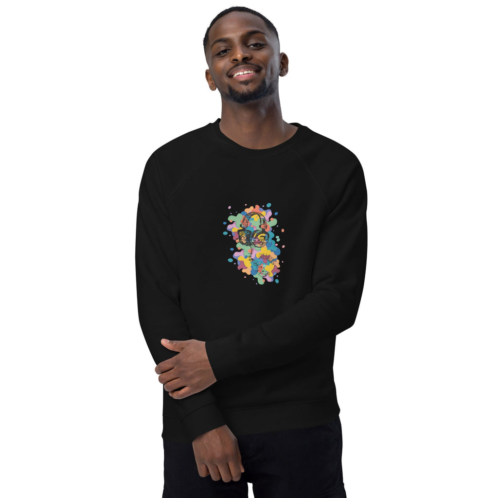 Unisex organic sweatshirt/Music-Colors