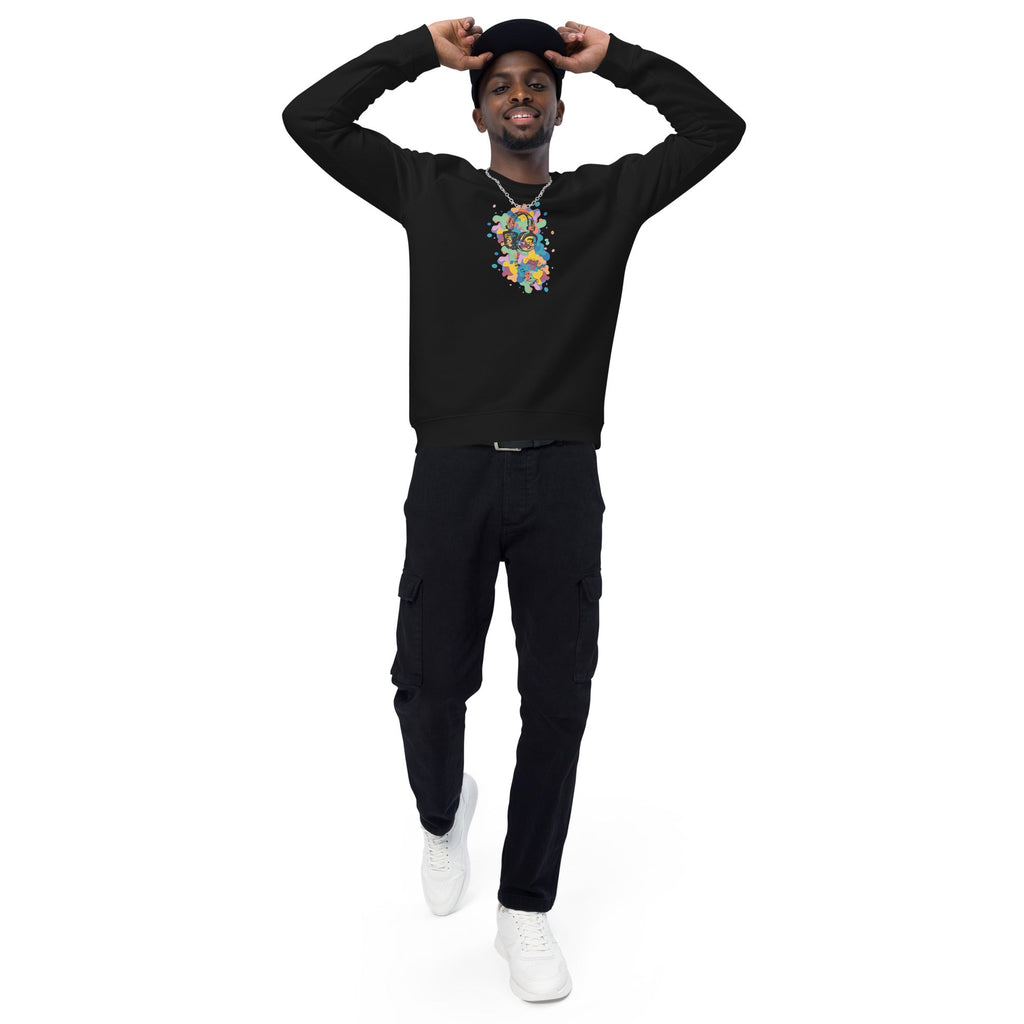Unisex organic sweatshirt/Music-Colors