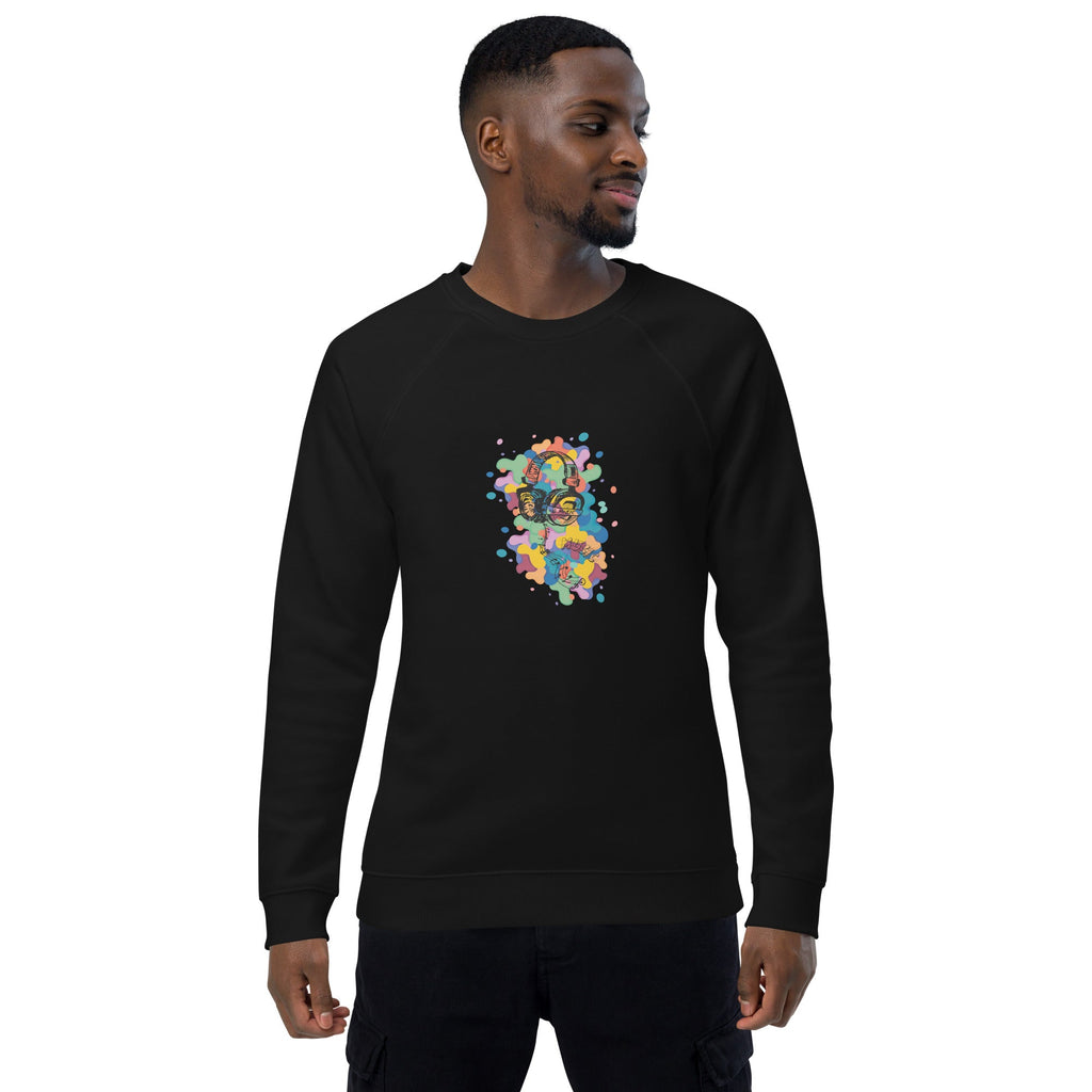 Unisex organic sweatshirt/Music-Colors