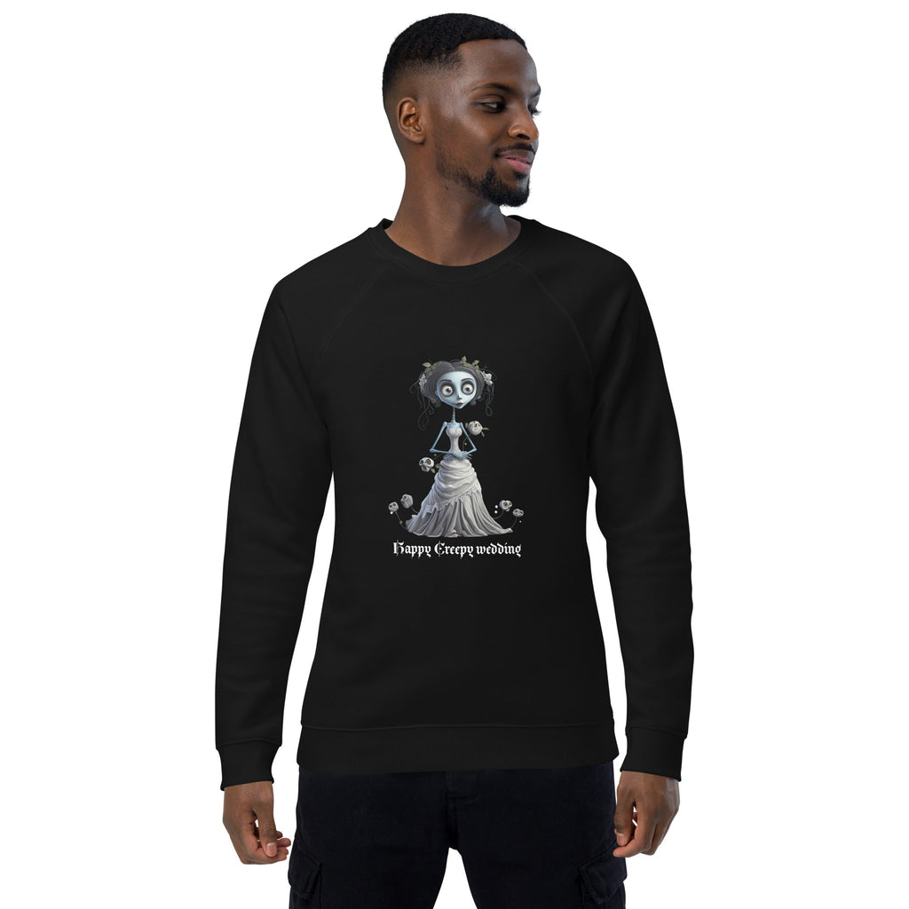 Unisex Organic Sweatshirt/Happy-Creepy-Wedding