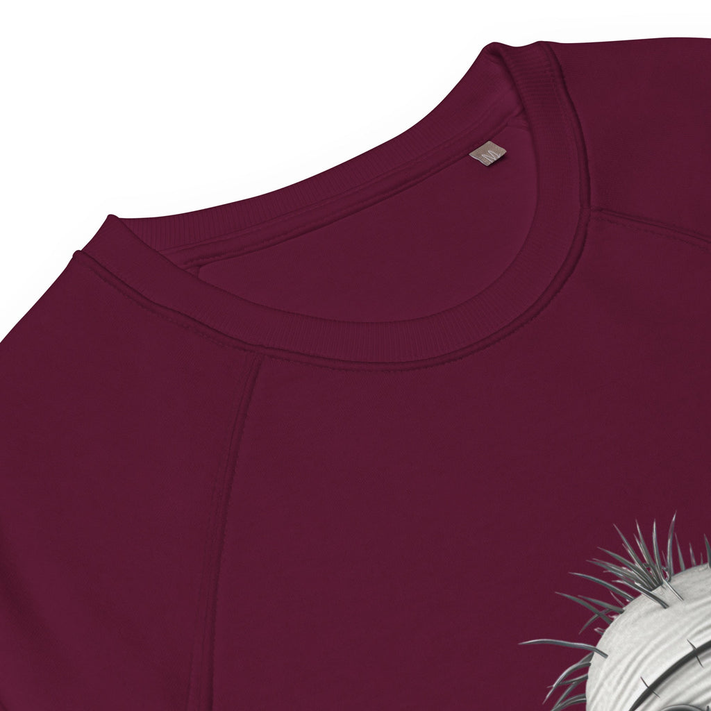 Unisex Organic Sweatshirt/Funny-Creepy-Doll