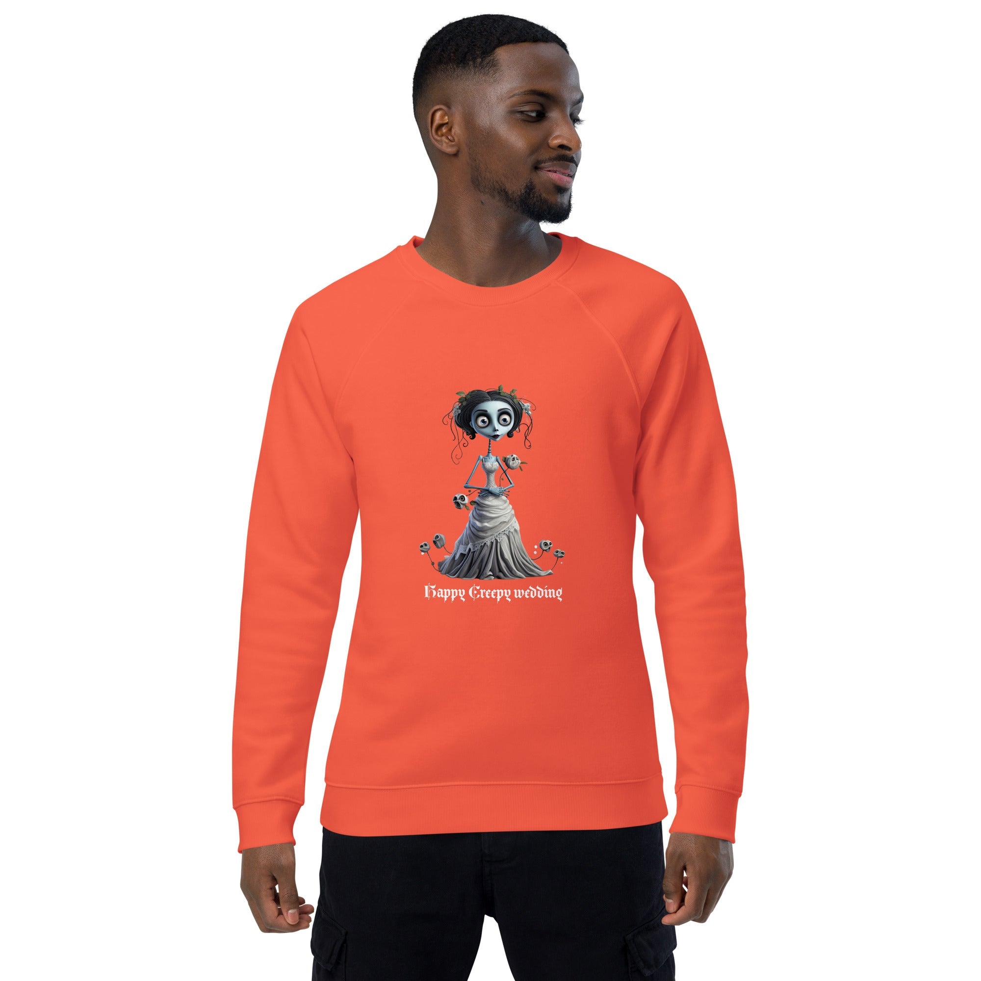 Unisex Organic Sweatshirt/Happy-Creepy-Wedding