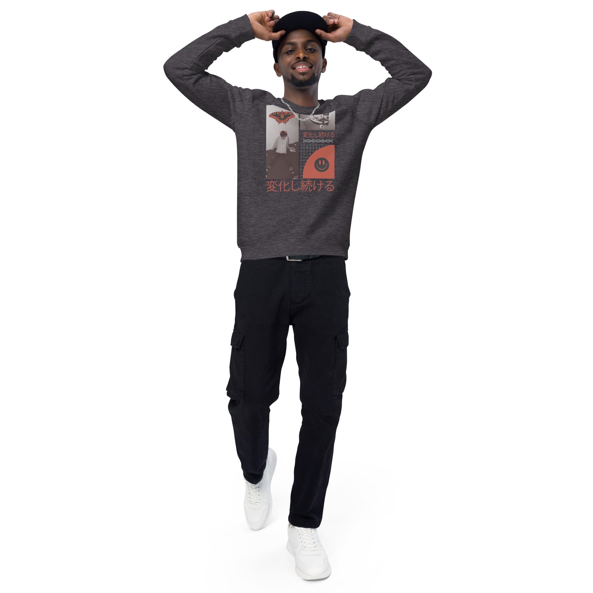 Unisex organic sweatshirt/Anime-1