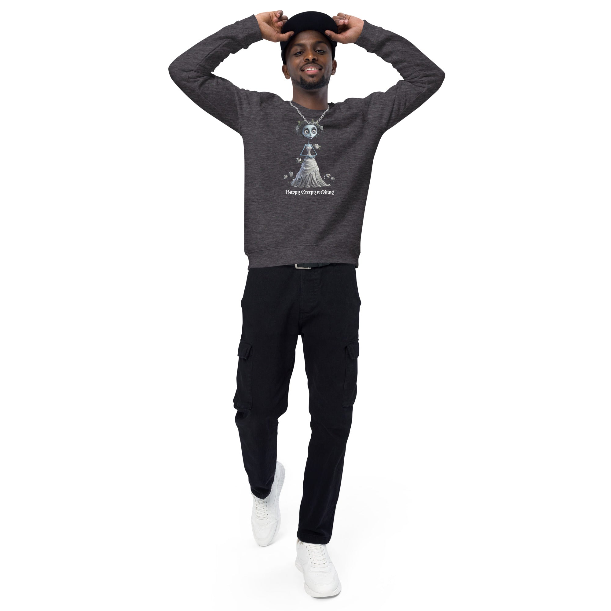 Unisex Organic Sweatshirt/Happy-Creepy-Wedding